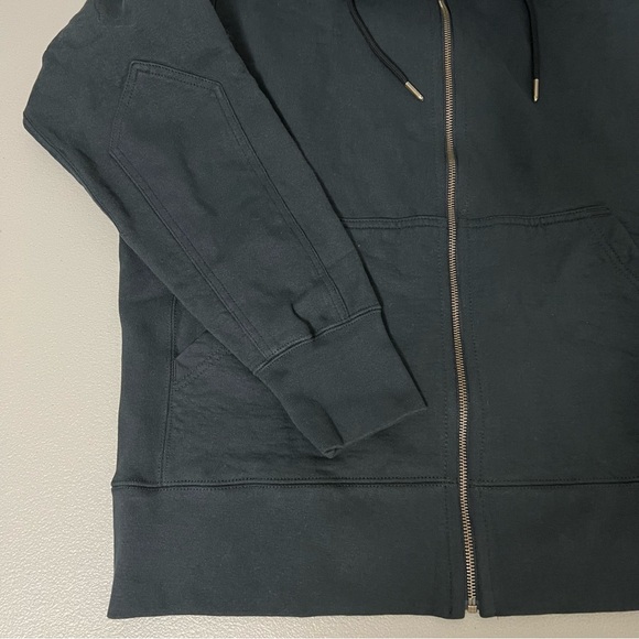 American Giant Men's Full Zip Heavyweight Hoodie Jacket Size XL Black - Picture 7 of 10